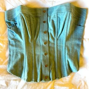 Size 38 denim style corset top